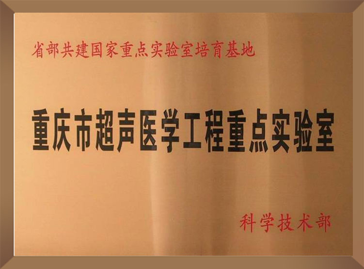 重慶市超聲醫學重點實驗室