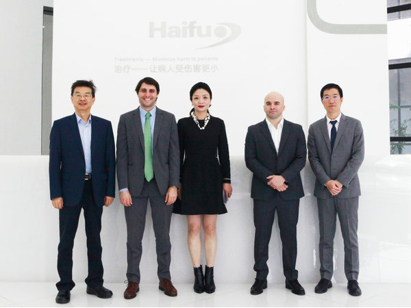 烏拉圭駐重慶總領館總領事Valentín一行到訪海扶醫(yī)療